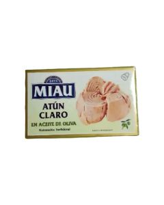 ATÚN CLARO EN ACEITE OLIVA 110 GRS   M/MIAU