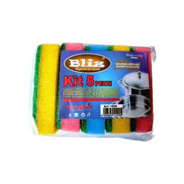  ESPONJA ABRASIVA PFREGAR 5PZ   M/BLIZ