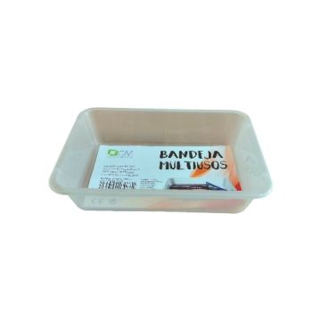  BANDEJA PLASTICA TRANSPARENTE N.2 25X17X  6   M/VIDAL