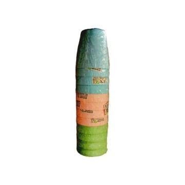  VASOS PLASTICOS REUTILIZABLE SET 2 COLORES PASTEL 350ML 9X9X10CM   M/VIDAL
