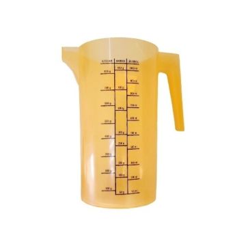  JARRA PLASTICA GRADUADA COL SURT 1 LITRO   M/VIDAL