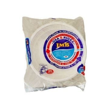  PLATOS HONDOS PLASTICA SET 20PZ 400GR   M/IMB