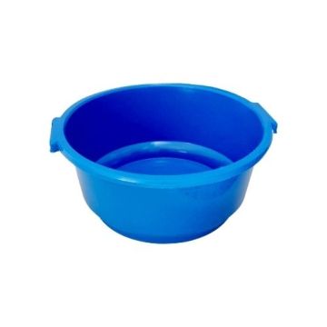  PALANGANA EN PLASTICA REDONDA AZUL CON MANGO 8 L.   M/VIDAL