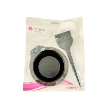  TINTE PARA CABELLOS KIT CUENCO Y PINCEL   M/SETABLU