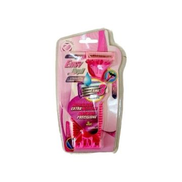  MAQUINA P/AFEITAR PCUERPO MUJER 3 HOJAS EASY DEPIL   M/SETABLU