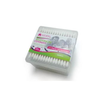 -PALILLOS DE OIDO 200 PZ SETABLU   M/SETA BLU