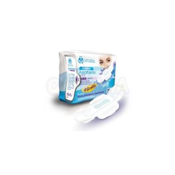  ALMOHADILLAS SANITARIAS CALAS NOCHE 10 1 PZ 28CM   M/SETABLU
