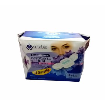  ALMOHADILLAS SANITARIAS CALAS NOCHE PLU S 81PZ 32CM   M/SETABLU