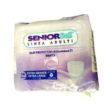  CULEROS DESECHABLES PULL ON EXTRA GRANDES 6X14   M/SENIOR BELL