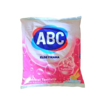  DETERGENTE EN POLVO P/LAVAR 600GR ROSAS   M/ABC