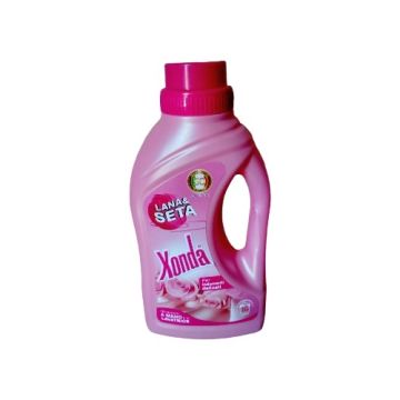 DETERGENTE LIQUIDO PARA LAVAR LANA Y S ETA 1000 ML  ROSA   M/XONDA