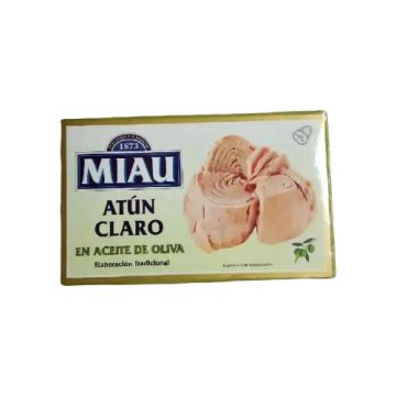 ATÚN CLARO EN ACEITE OLIVA 110 GRS   M/MIAU