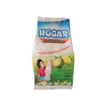 DETERGENTE EN POLVO EN BOLSA DE 250G  M/HOGAR
