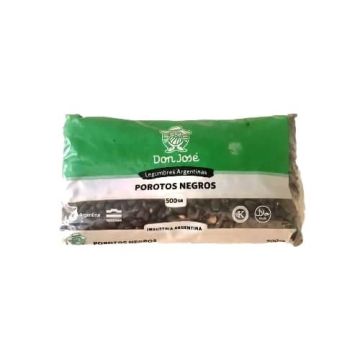 FRIJOL NEGRO 500 GRS   M/DON JOSE