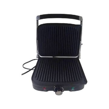 SANDWICHERA PANINI Y GRILL REF. 25334, DOBLE PARRILLA - SE ABRE COMPLETAMENTE, AJUSTE DE CALOR, MARCA HAMILTON BEACH.