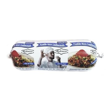 PICADILLO MIXTO (AVE, CERDO, RES) CONDIMENTADO PREMIUM 400 GR  TUBO C/FUNDA M/RICHIMEAT