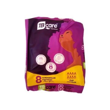 ALMOHADILLAS SANITARIAS C/ALAS M/TB CARE NOCTURNA ULTRA FINA PQTE X 8 U