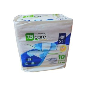 PAÑALES DESECHABLES P/ADULTOS TALLA XL PQTE X 10 M/TB CARE SUPREME