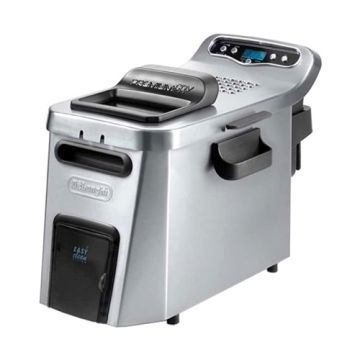 FREIDORA ELECTRICA DE ZONA FRIA (MOD.D34528DZ) M.DE LONGHI, CAPACIDAD 3 LIBRAS, 4LT ACEITE, DISPLAY DIGITAL