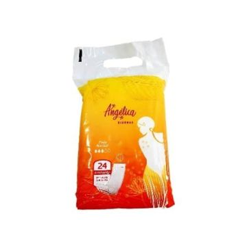 ALMOHADILLAS SANITARIAS DIURNA S/ALAS SUPERABSORB  FLUJO NORMAL BOLSA 24 UNID M/ANGELICA