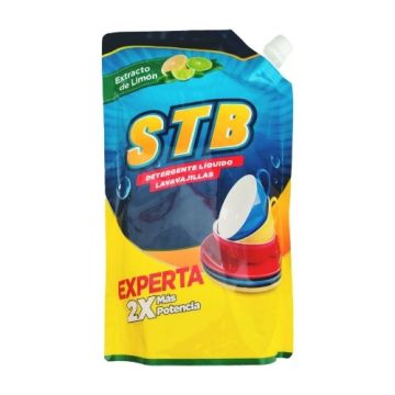DETERGENTES LÍQUIDOS LAVAVAJILLAS (LIMÓN) BOLSAS DOY PACK DE 1500 G