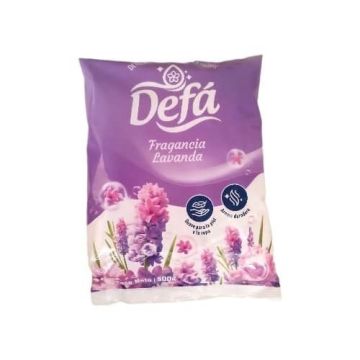 DETERGENTE EN POLVO MULTIUSOS, FRAGANCIA LAVANDA, FORMATO EN BOLSA DE POLIETILENO LPEP DE 500 G, MARCA: DEFÁ