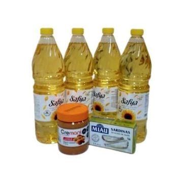Aceite, Sardinas y Cacahuete