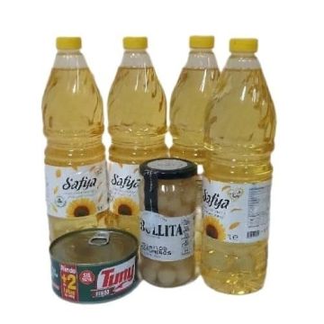 Aceite,Lomo de Atùn y Cebollita