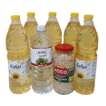 Aceite, Alubias Blanca y Vinagre