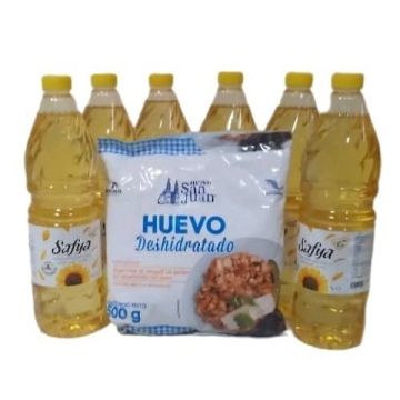 Aceite y Huevo deshidratado